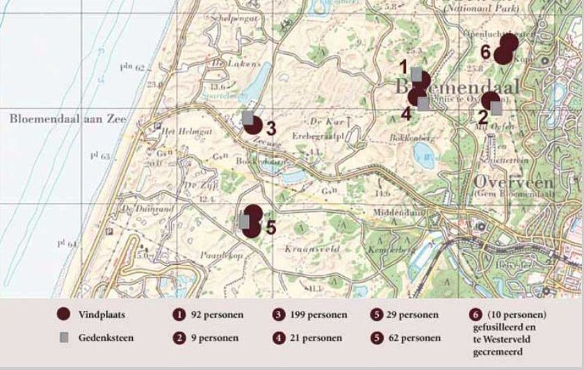 Kennemerduinen, vindplaats Grafkuilen Kennemerduinen, vindplaats Grafkuilen