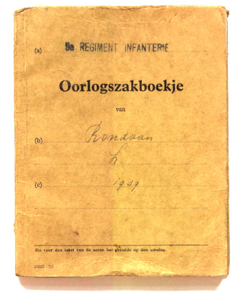 Oorlogszakboekje 1939